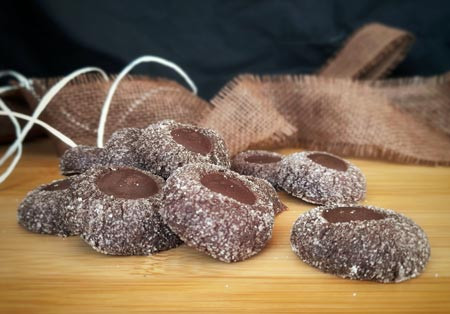 Schokovulkane Plätzchen