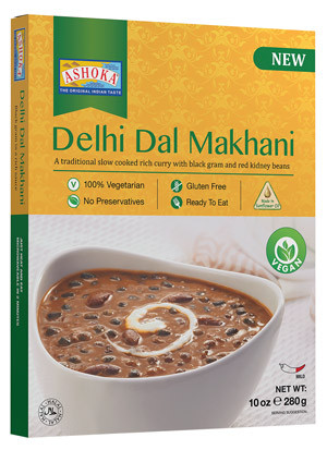 Delhi Dal Makhani Fertiggericht mit schwarzen Linsen