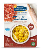 Tortellini con Prosciutto Cruda