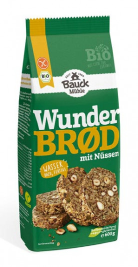 Wunderbrod mit Nüssen Backmischung