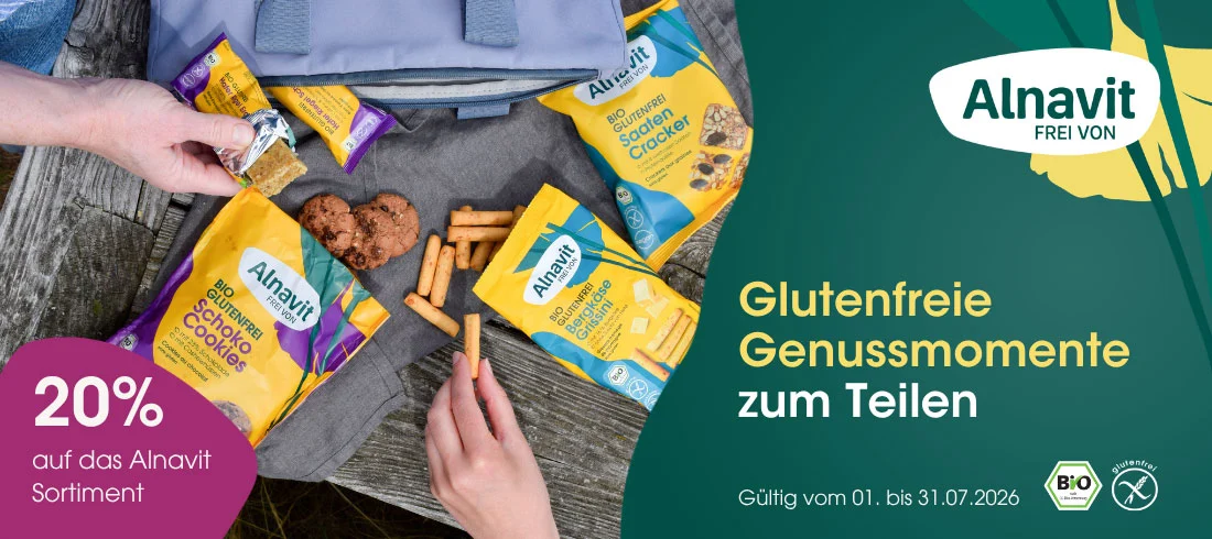 20% Rabatt auf alle Alnavit Produkte