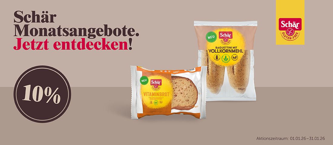 10% Rabatt Monatsangebot Schär